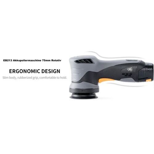 EB213 KIT 2 x Akku / 1 x ROTARY POLISHER  75mm