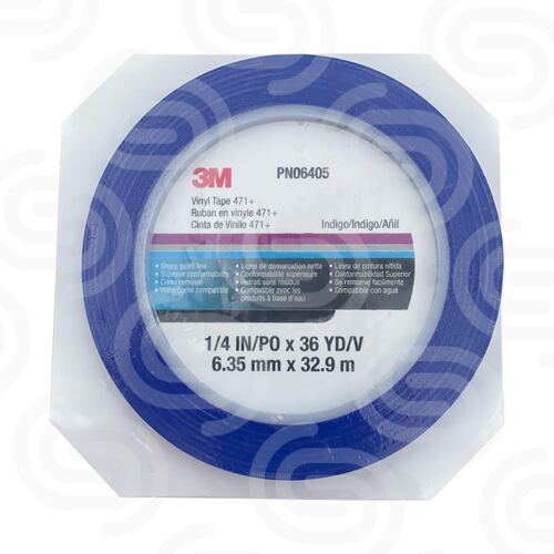 3M 06405 Scotch 471+ blue 6mm Vinyl Tape