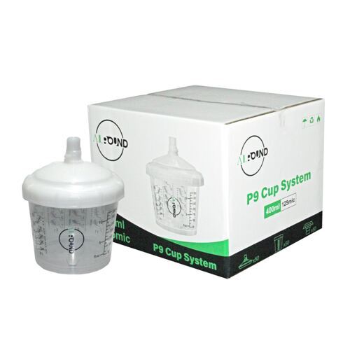 50x Koppaa P9 CUP 400 ml inkl. Deckel mit Sieb - 125 µm