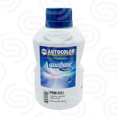 P998-8981 Aquabase Plus Coarse Silver Dollar Aluminium - 1 L