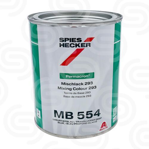 Permacron Mischlack 293 MB 554 Lasurtiefblau - 1 L