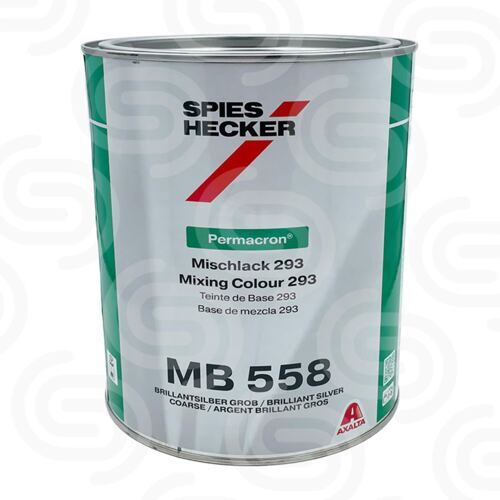 Permacron Mischlack 293 MB 558 Brillantsilber Grob - 3,5 L
