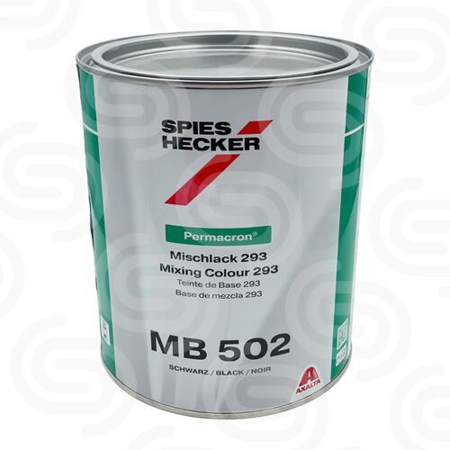 Permacron Mischlack 293 MB502 Schwarz (SX571) - 3,5 L