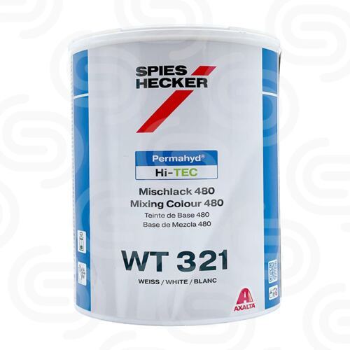 Permahyd Hi-TEC Mischlack 480 WT 321 Weiss - 1 L