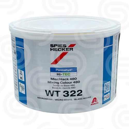 Permahyd Hi-TEC Mischlack 480 WT 322 Microweiss - 0,5 L