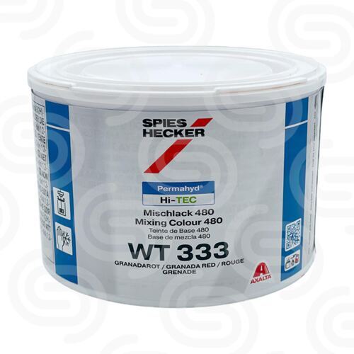 Permahyd Hi-TEC Mischlack 480 WT 333 Granadarot - 0,5 L