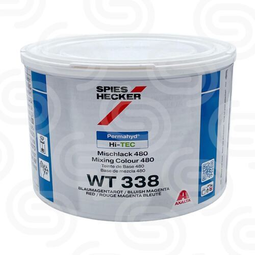 Permahyd Hi-TEC Mischlack 480 WT 338 Blaumagentarot - 0,5 L