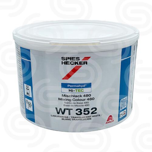 Permahyd Hi-TEC Mischlack 480 WT 352 Lasurweiss - 0,5 L