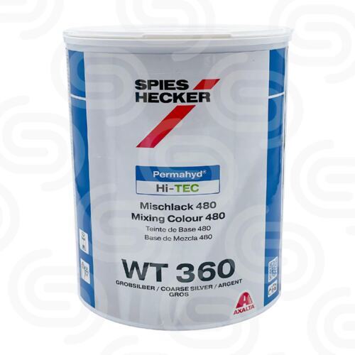 Permahyd Hi-TEC Mischlack 480 WT 360 Grobsilber - 1 L