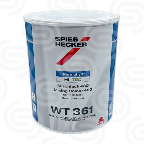 Permahyd Hi-TEC Mischlack 480 WT361 Brillantsilber - 3,5 L