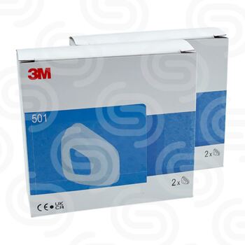2x 3M 501 Filtergehäusedeckel für Lackiermasken