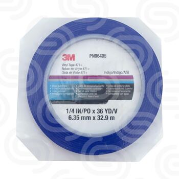 3M 06405 Scotch 471+ blue 6mm Vinyl Tape