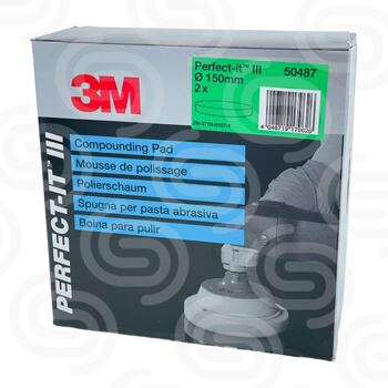3M 50487 Polishing Pad 150mm green (2 Stk.)