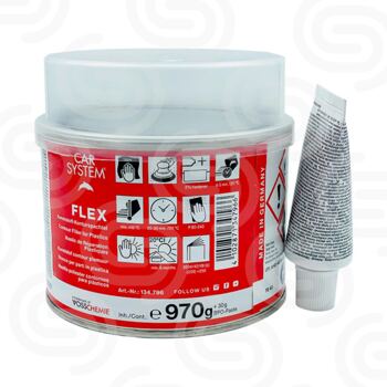Carsystem Flex Polyester Spachtel 134.796  inkl. Härter - 1 kg