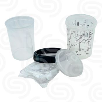 50x Softcup 1.0 650 ml - 125 µm inkl. Aussenbecher