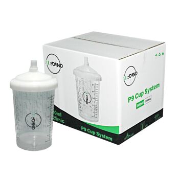 50x Koppaa P9 CUP 800 ml inkl. Deckel mit Sieb - 125 µm