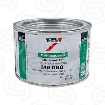 Permacron Mischlack 293 MB 588 Extra Fine Blue Pearl -  0,5 L