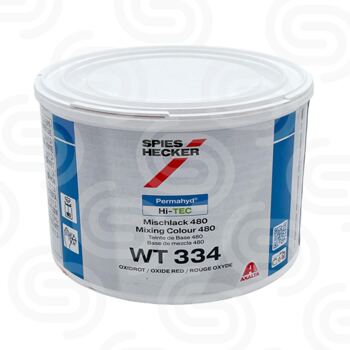 Permahyd Hi-TEC Mischlack 480 WT 334 Oxidrot - 0,5 L