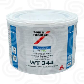 Permahyd Hi-TEC Mischlack 480 WT 344 Dunkelblau - 0,5 L