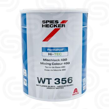 Permahyd Hi-TEC Mischlack 480 WT 356 Mittleres Silber - 1 L