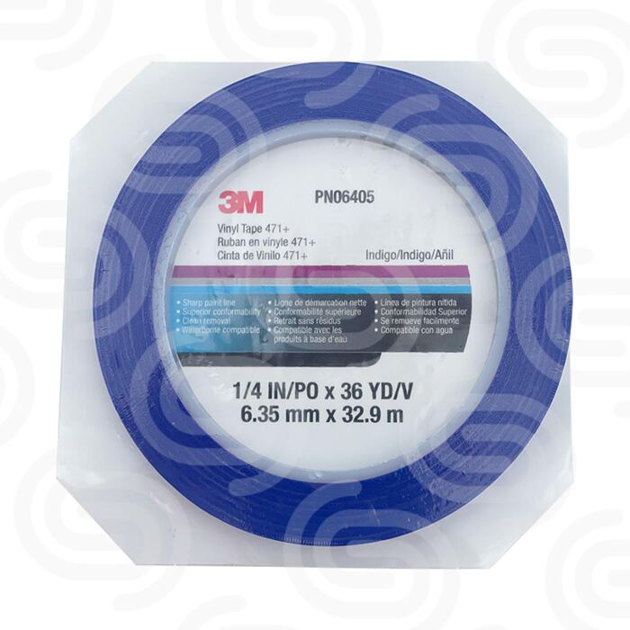 3M 06405 Scotch 471+ blue 6mm Vinyl Tape