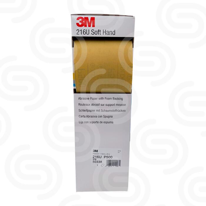 3M 50338 Soft Hand Roll P500 114mm x 25m