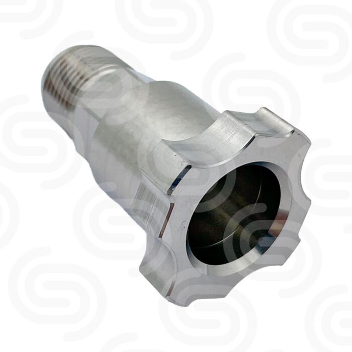 Softcup 1.0 Adapter #2 DeVilbiss GTI Edelstahl
