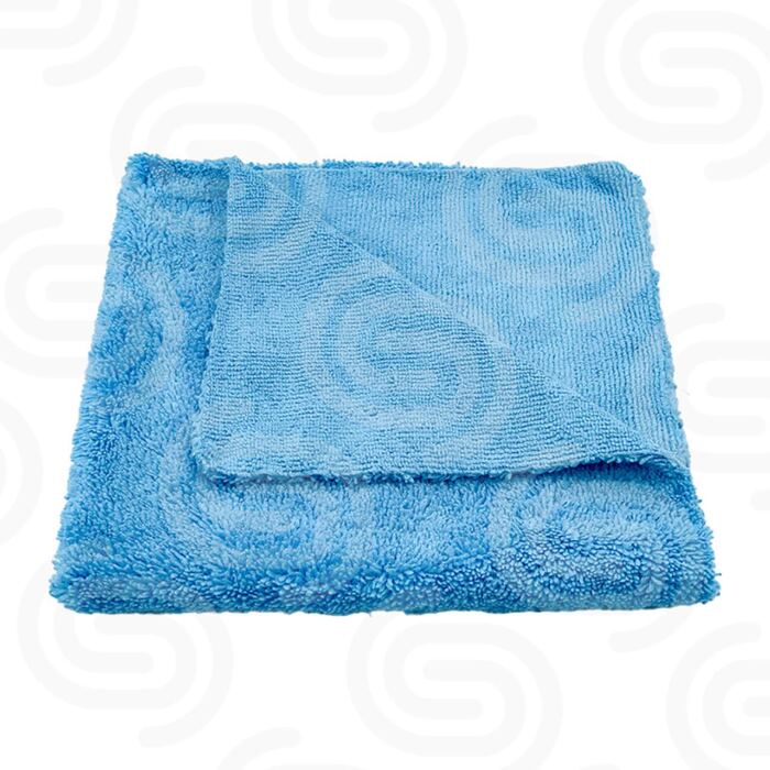 Microfaser Polish Cloth 2 in 1 blue 40 x 40 cm