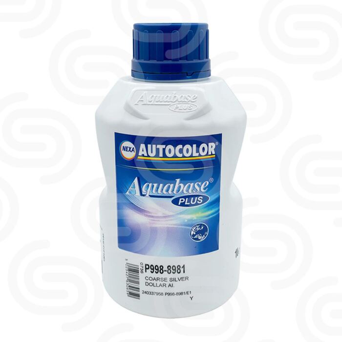 P998-8981 Aquabase Plus Coarse Silver Dollar Aluminium - 1 L