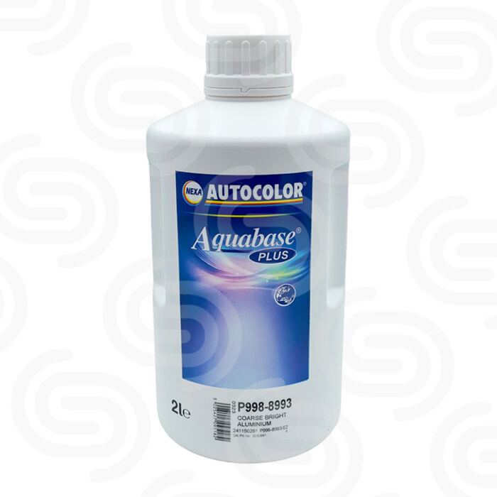 P998-8993 Aquabase Plus Coarse Bright Aluminium - 2 L