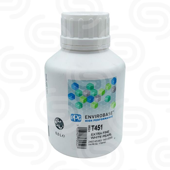 PPG Envirobase Mix T451 Perlmuttweiss Extrafein - 0,5 L