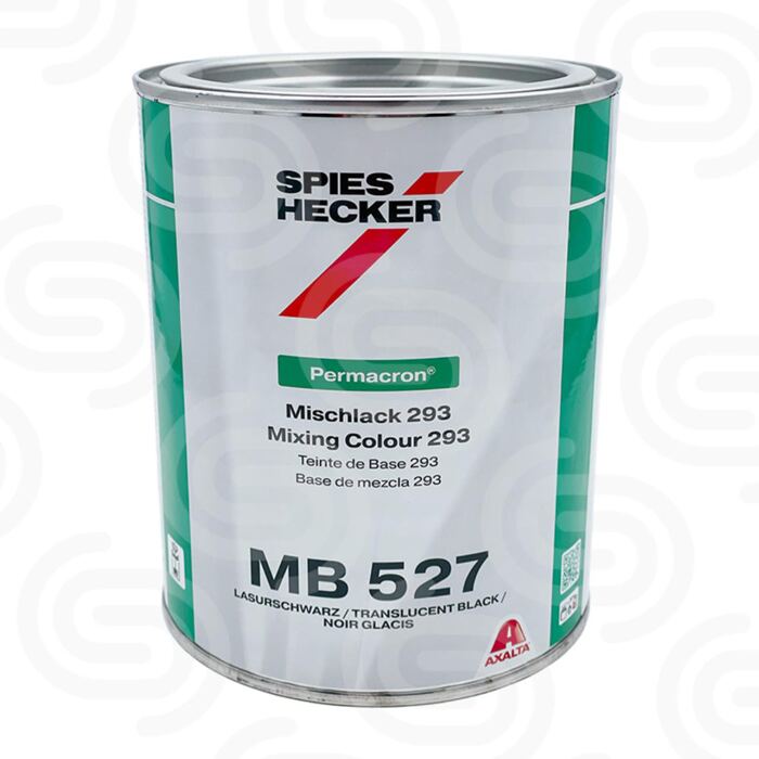 Permacron Mischlack 293 MB 527 Lasurschwarz - 1 L