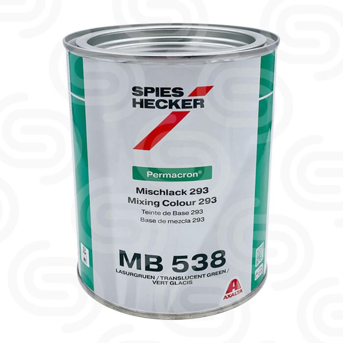 Permacron Mischlack 293 MB 538 Lasurgrün - 1 L