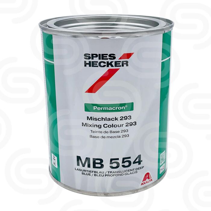 Permacron Mischlack 293 MB 554 Lasurtiefblau - 1 L