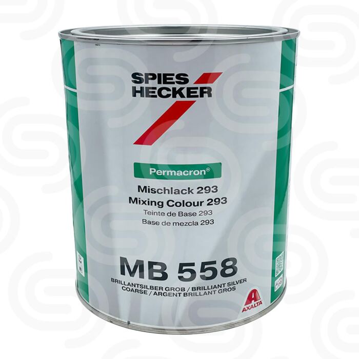 Permacron Mischlack 293 MB 558 Brillantsilber Grob - 3,5 L