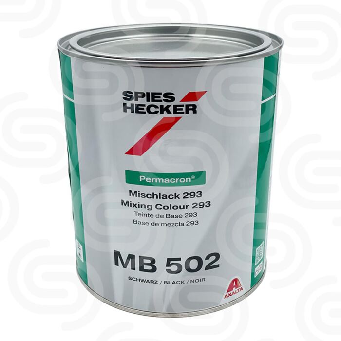 Permacron Mischlack 293 MB502 Schwarz (SX571) - 3,5 L