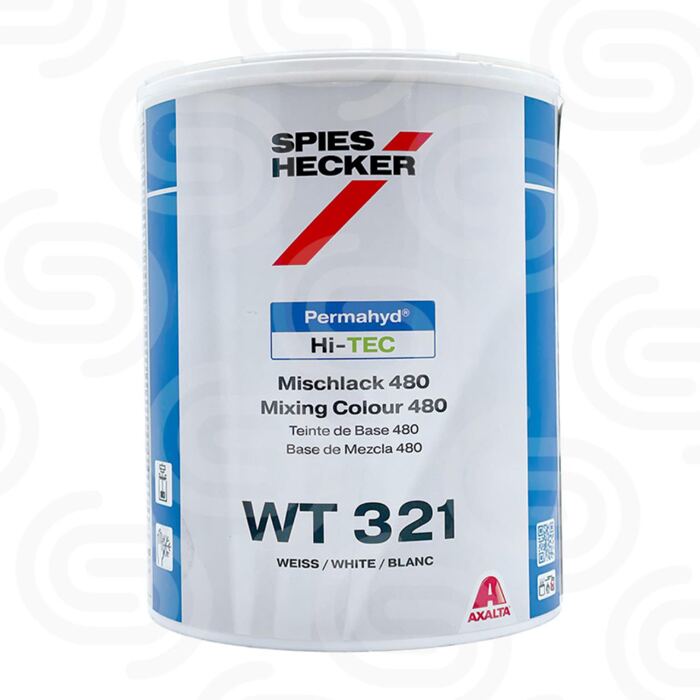 Permahyd Hi-TEC Mischlack 480 WT 321 Weiss - 1 L