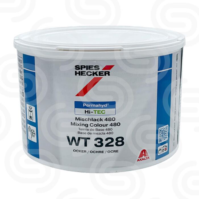 Permahyd Hi-TEC Mischlack 480 WT 328 Ocker - 0,5 L