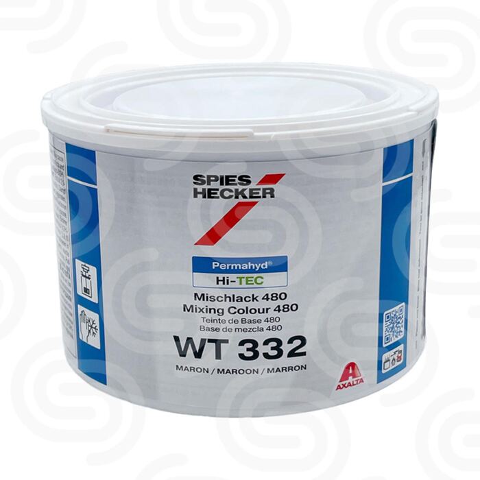 Permahyd Hi-TEC Mischlack 480 WT332 Maron - 0,5 L