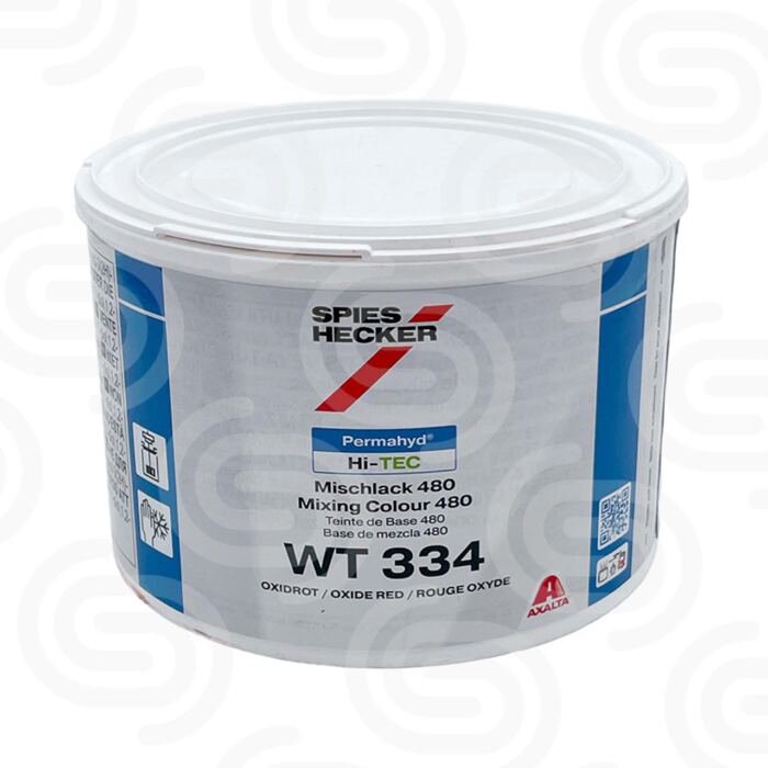 Permahyd Hi-TEC Mischlack 480 WT 334 Oxidrot - 0,5 L