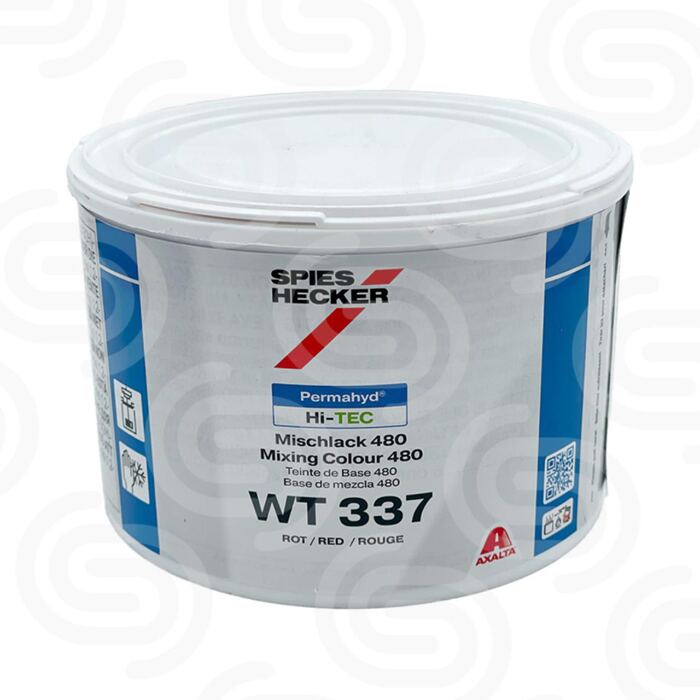 Permahyd Hi-TEC Mischlack 480 WT337 Rot - 0,5 L