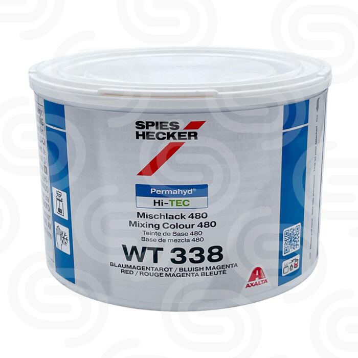 Permahyd Hi-TEC Mischlack 480 WT 338 Blaumagentarot - 0,5 L