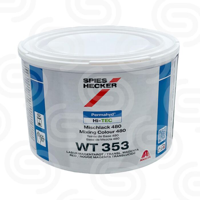 Permahyd Hi-TEC Mischlack 480 WT353 Lasurmagentarot - 0,5 L