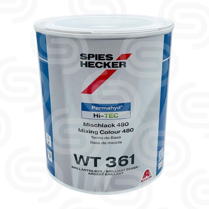 Permahyd Hi-TEC Mischlack 480 WT361 Brillantsilber - 3,5 L