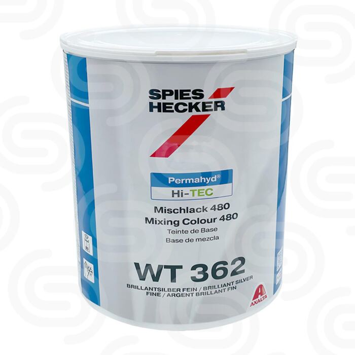 Permahyd Hi-TEC Mischlack 480 WT362 Brillantsilber Fein - 3,5 L