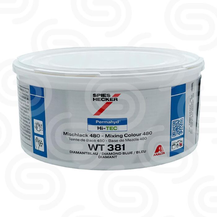 Permahyd Hi-TEC Mischlack 480 WT381 Diamantblau - 0,25 L
